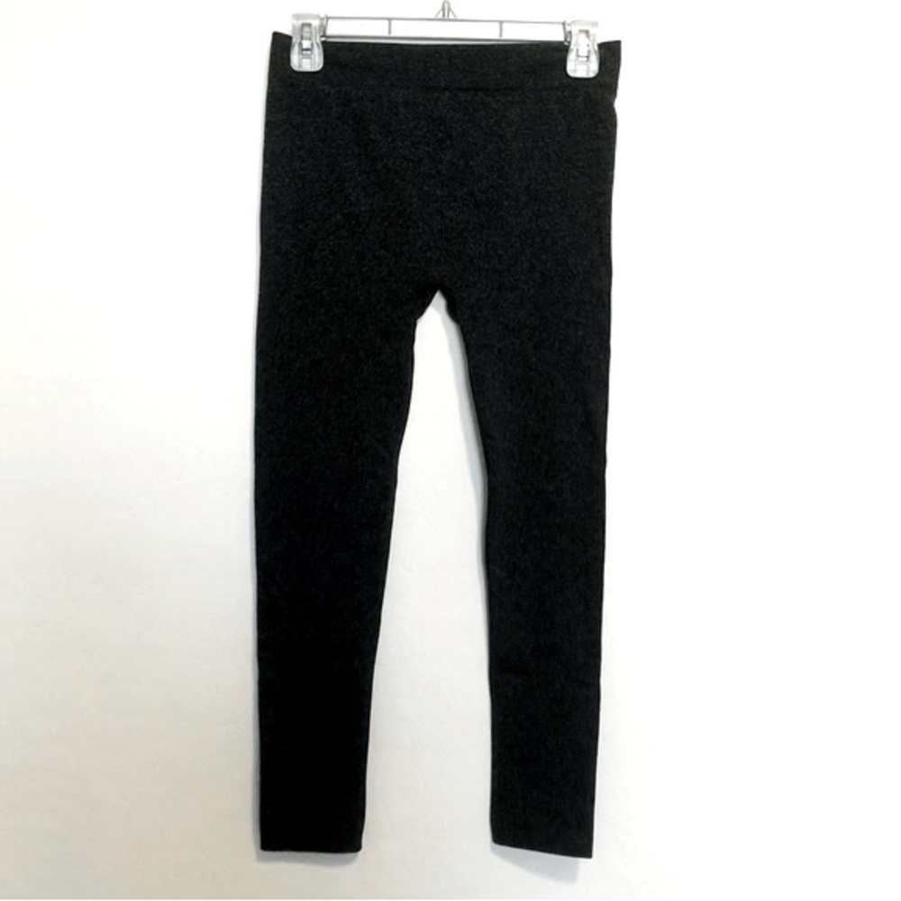 Plain Charcoal Gray Leggings